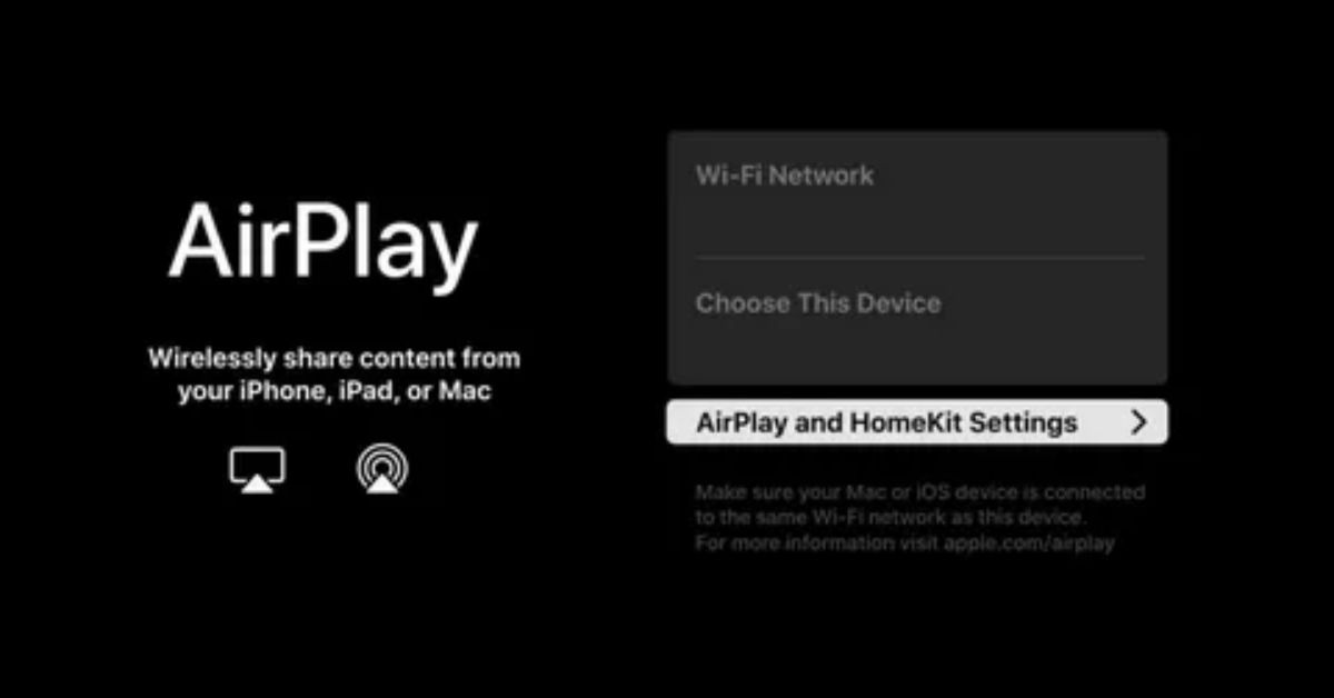 How to AirPlay to Hisense TV from Apple Devices