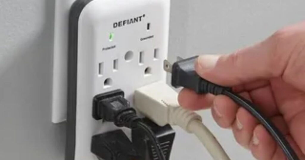 Remove Any Surge Protectors 